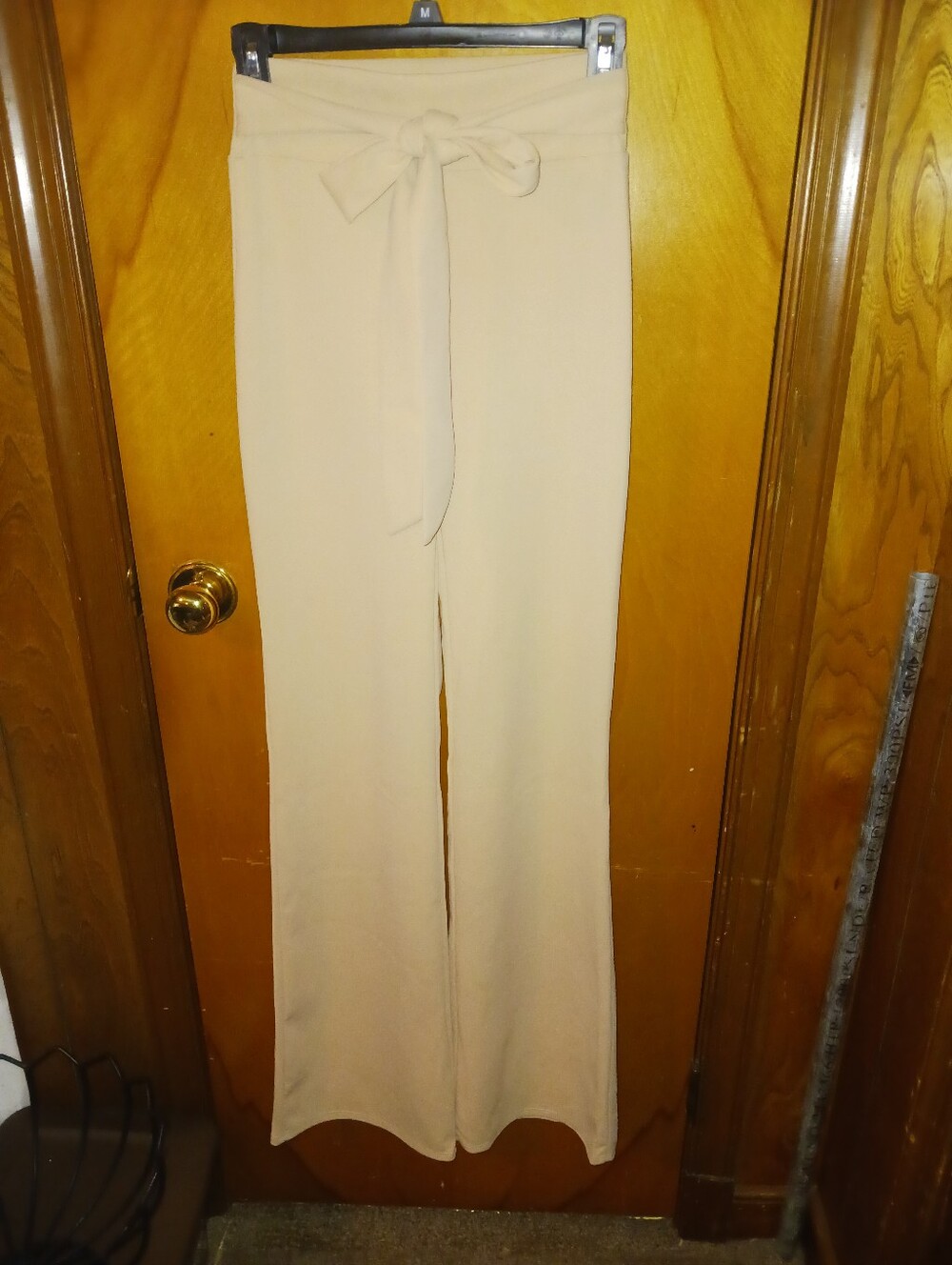 Windsor Cream Wide-Leg Tie-Waist Pants